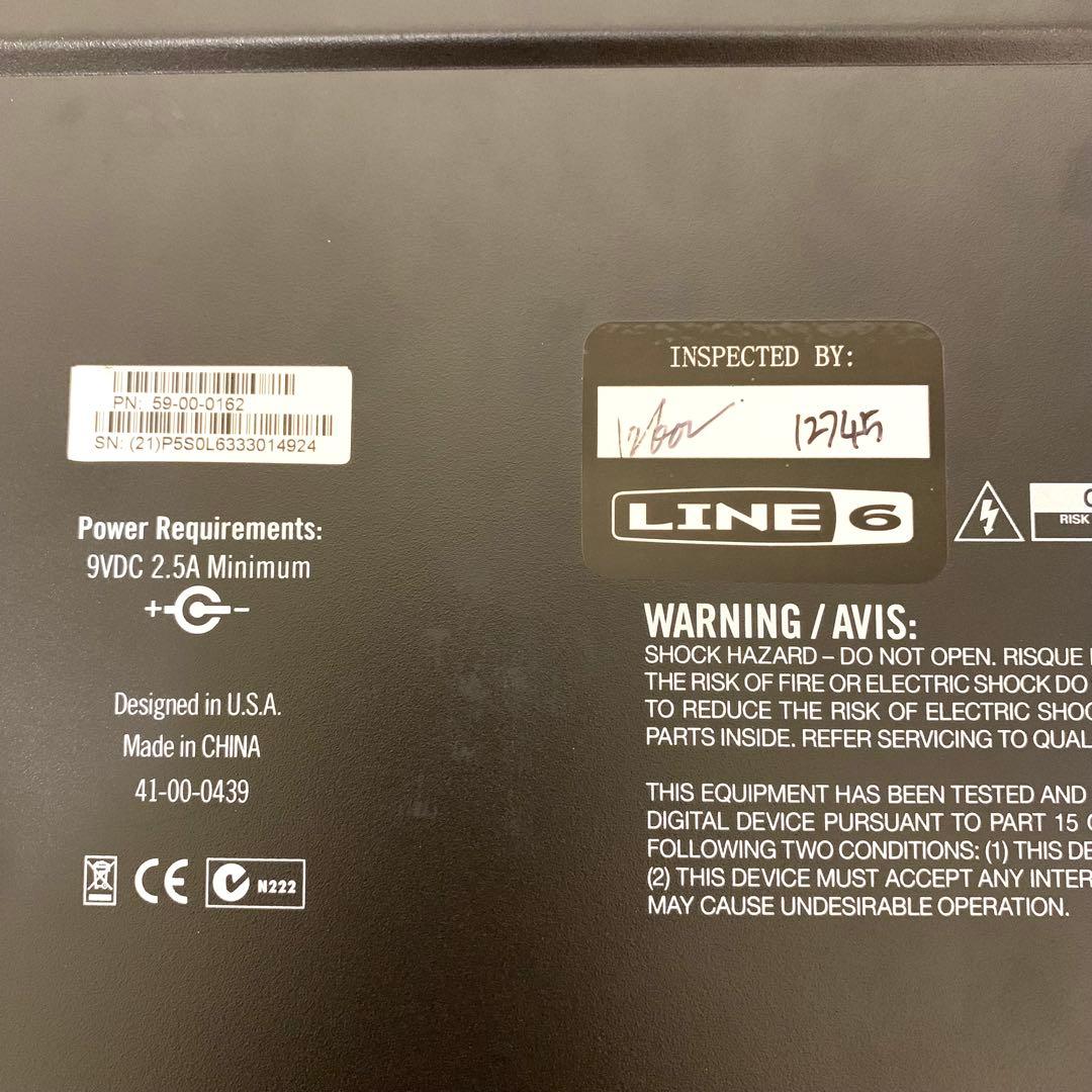 【美品】LINE6 POD HD500X①動作確認済 社外適合ACアダプター付属