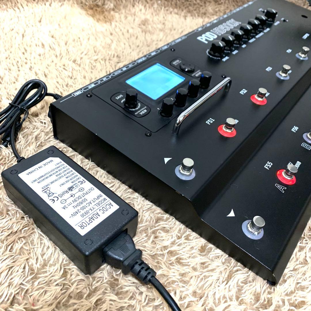 【美品】LINE6 POD HD500X①動作確認済 社外適合ACアダプター付属