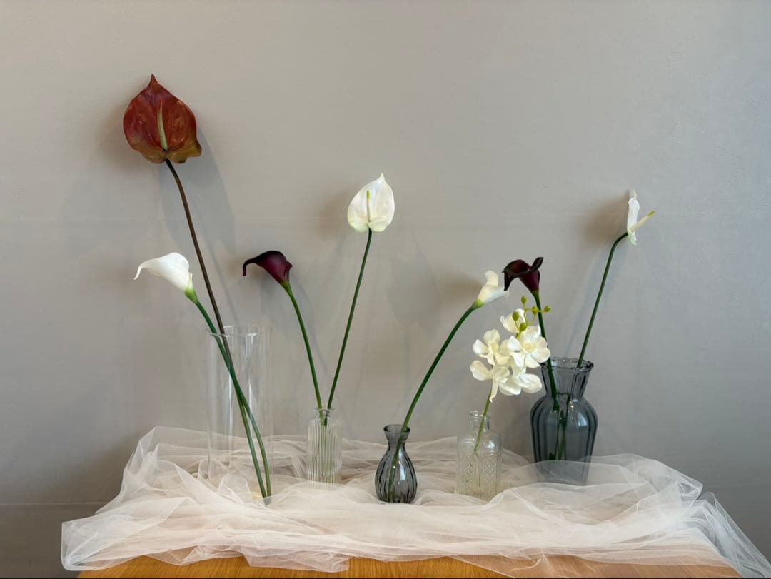 造花アレンジメント 結婚式 ウェルカムスペース