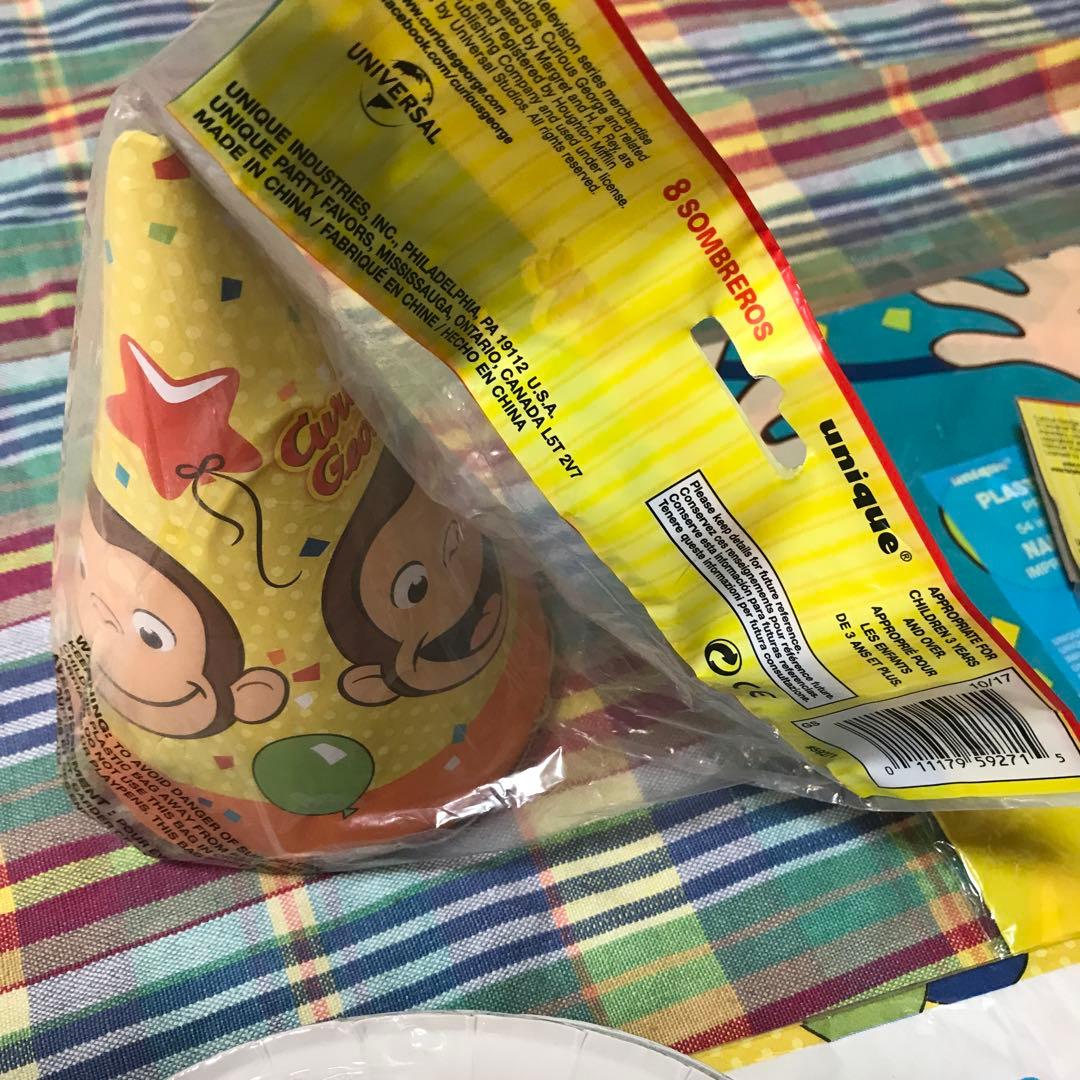 おさるのジョージ　パーティグッズ　8点まとめ売り　新品　未使用品