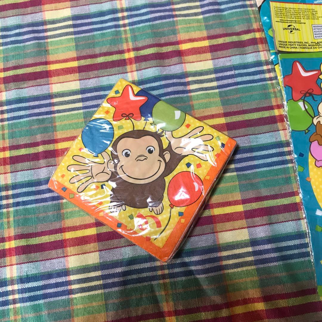 おさるのジョージ　パーティグッズ　8点まとめ売り　新品　未使用品