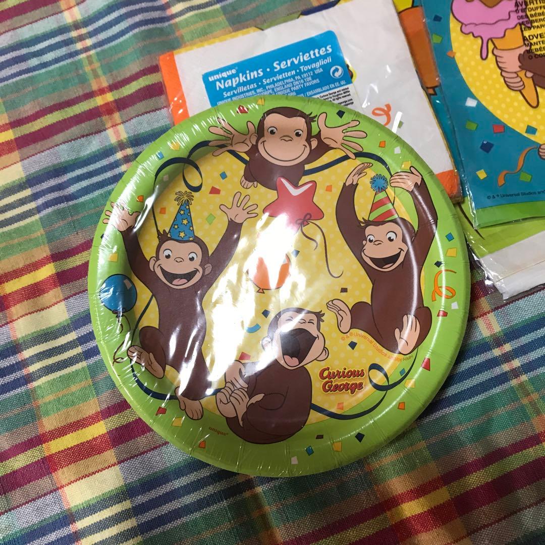 おさるのジョージ　パーティグッズ　8点まとめ売り　新品　未使用品