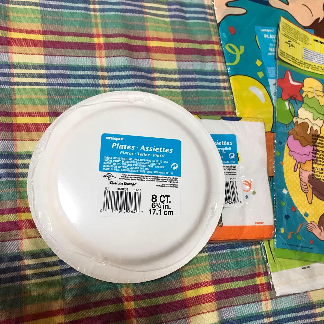 おさるのジョージ　パーティグッズ　8点まとめ売り　新品　未使用品