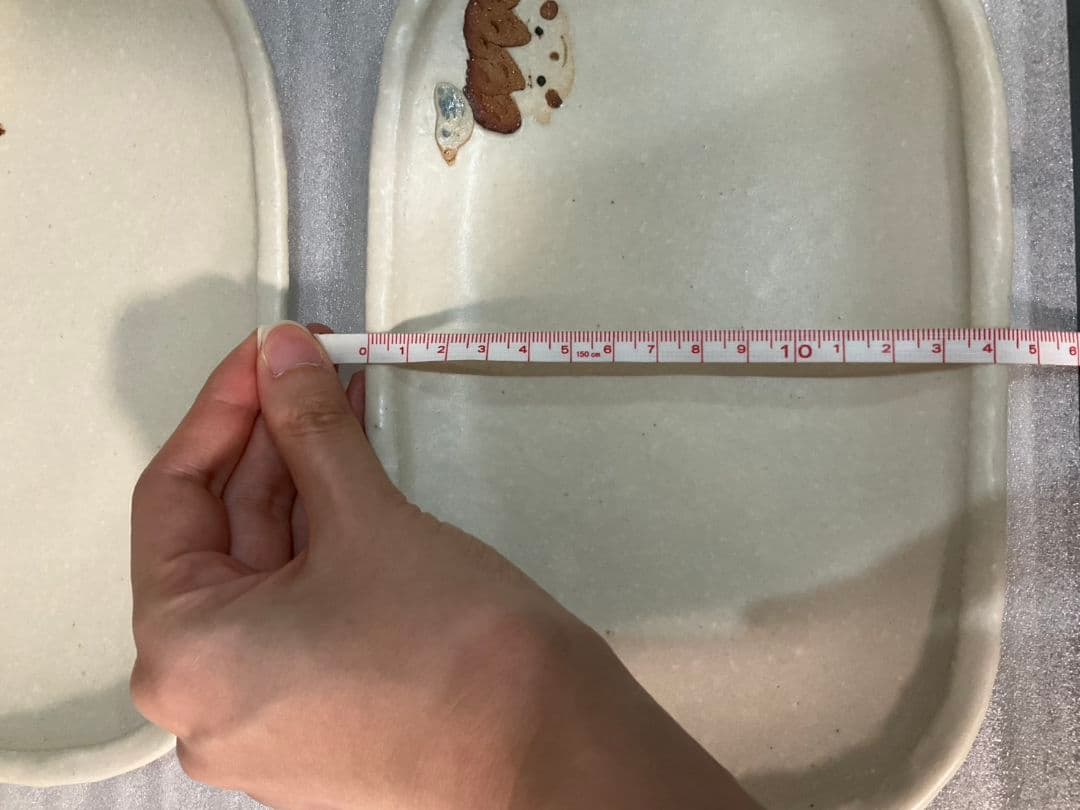 未使用　入手困難　山田裕恵　長皿　女の子　男の子　プレート　皿　食器　レア