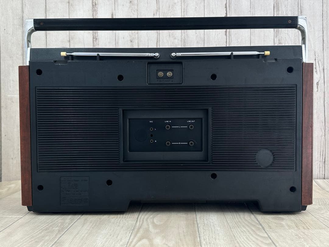 動作品| SONY ソニー　ラジカセ　CF-6600 昭和レトロ当時物　ラジオ