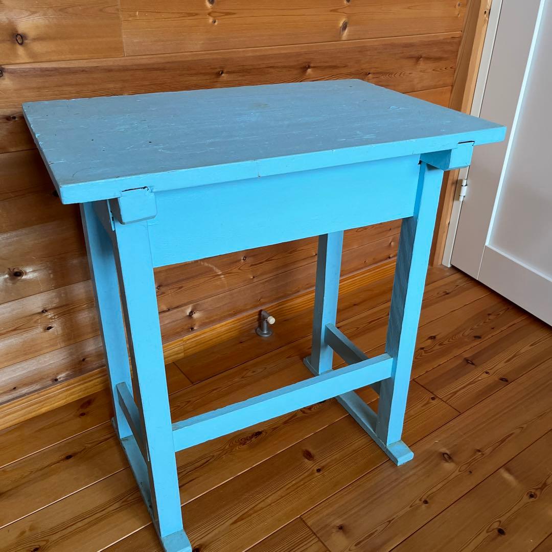 学校　机　木製　昭和レトロ