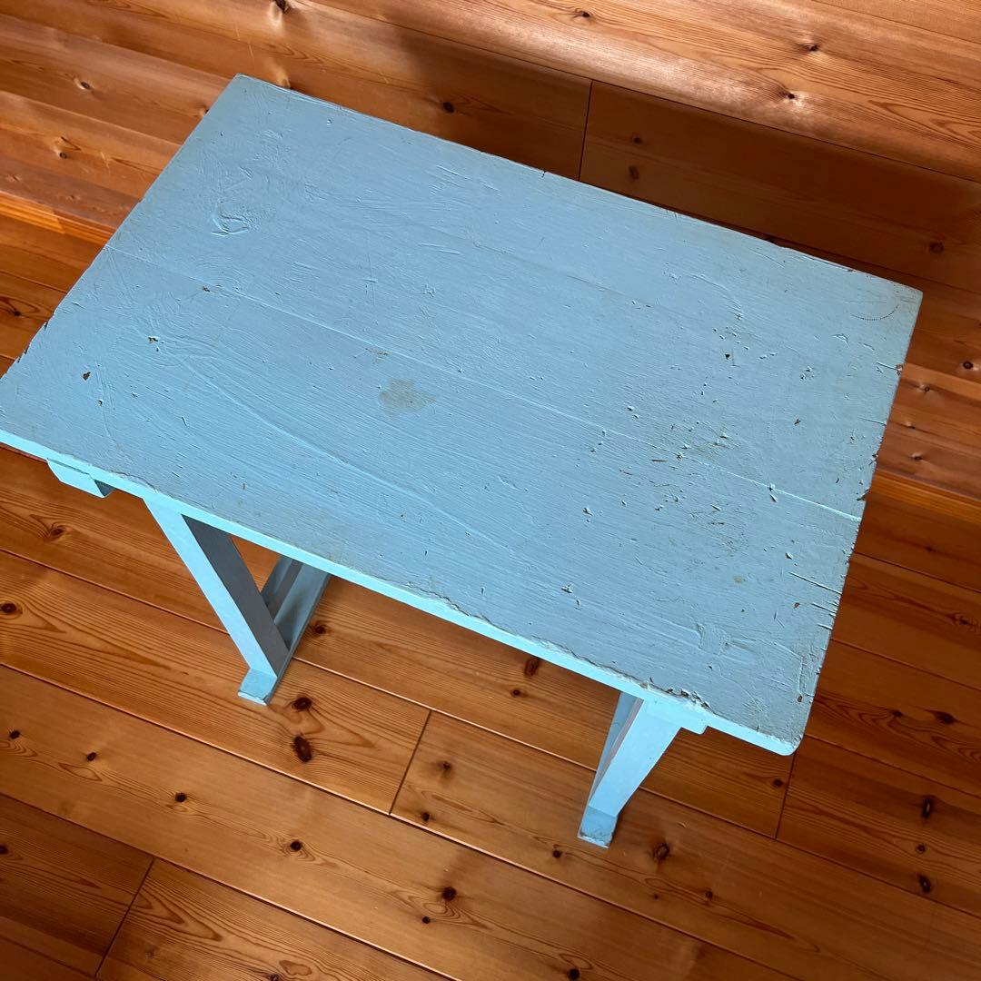 学校　机　木製　昭和レトロ