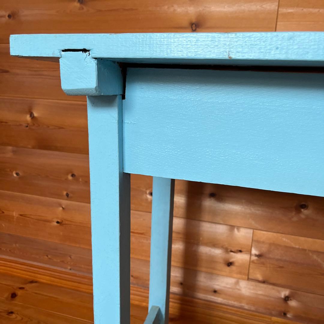 学校　机　木製　昭和レトロ