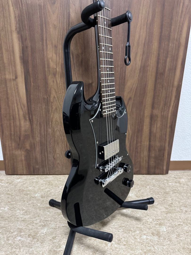 GCA セットネックミニギター ブラック