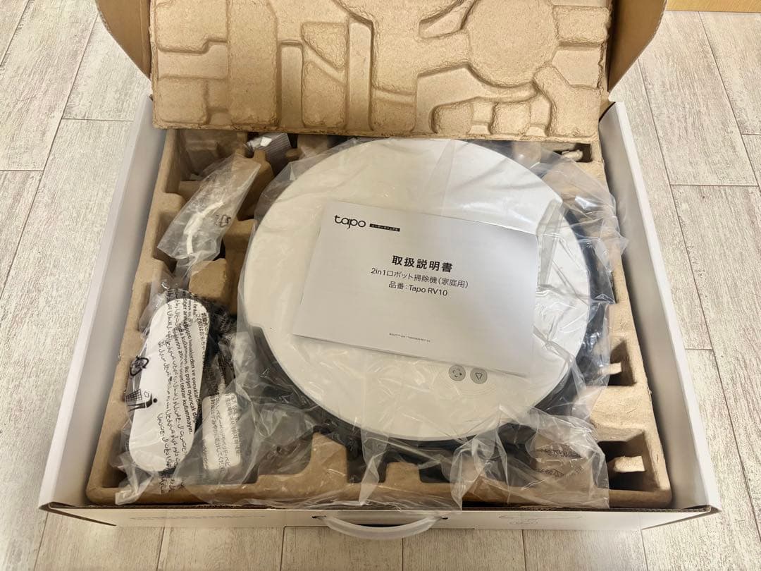 2in1ロボット掃除機 tapo RV10