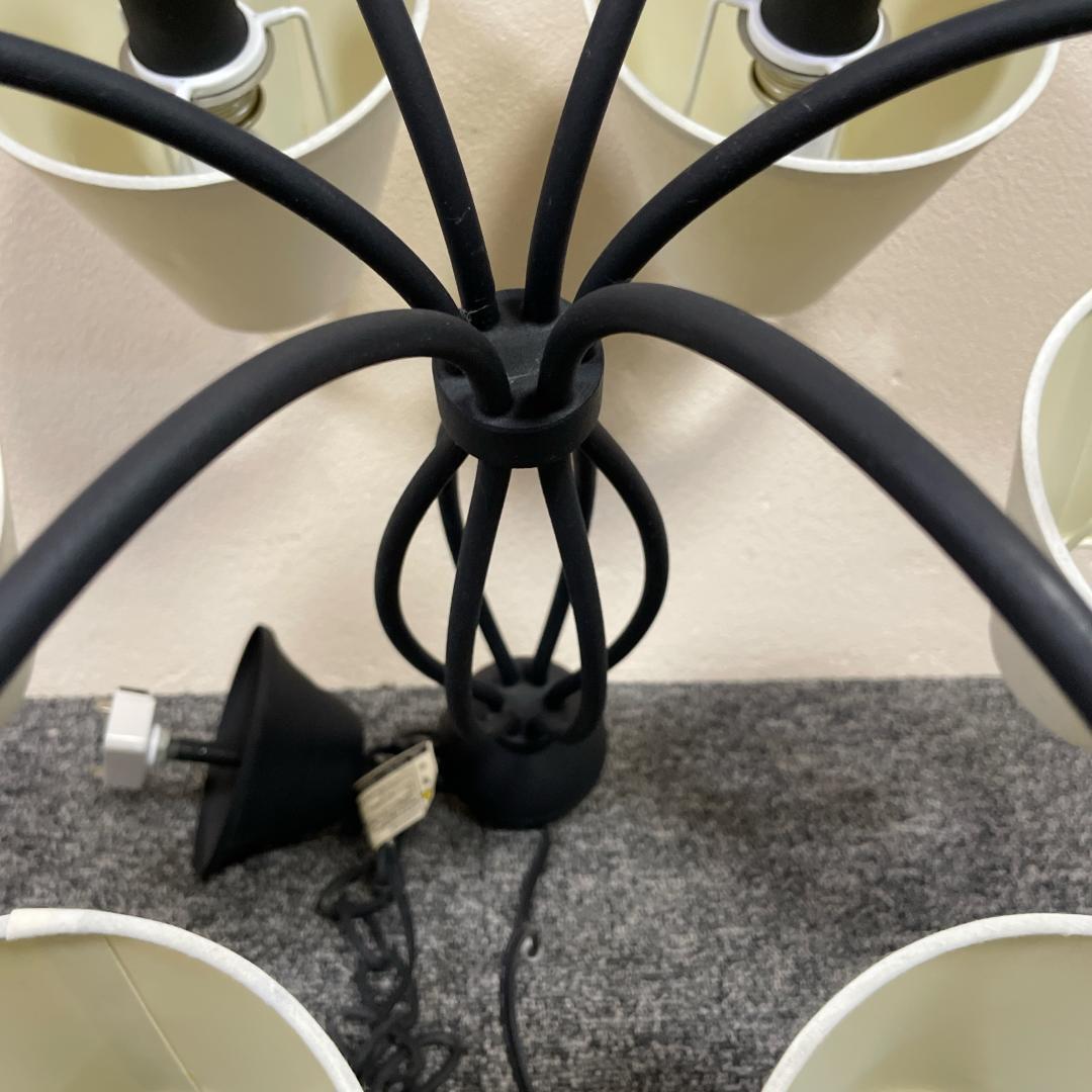 【良品】ユーワ YPL-368 シャンデリア 6灯　アンティーク