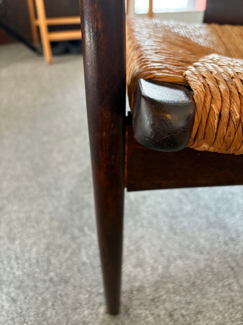 .*.様 松本民藝 ７７型曲肘ラッシチェア