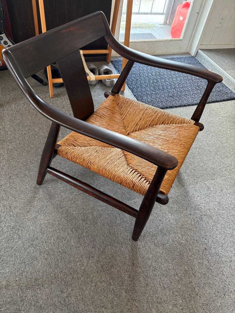 .*.様 松本民藝 ７７型曲肘ラッシチェア