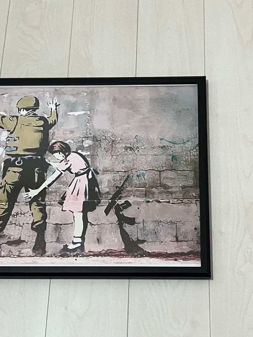【額縁付き】 Banksy バンクシー A2ポスター 1