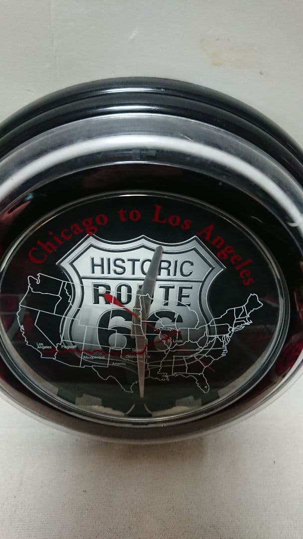 ルート66 掛け時計 動作品