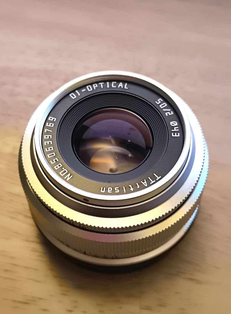 TTArtisan 50mm F2.0 Lマウント シルバー