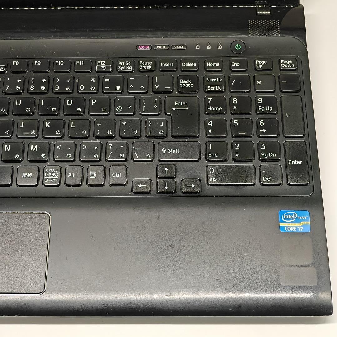 【VAIO】SVE 高速i7 新品SSD256GB 16GB ブラックノートPC