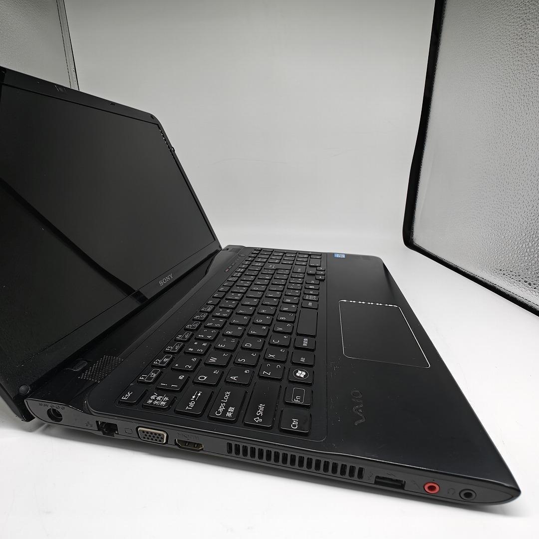 【VAIO】SVE 高速i7 新品SSD256GB 16GB ブラックノートPC