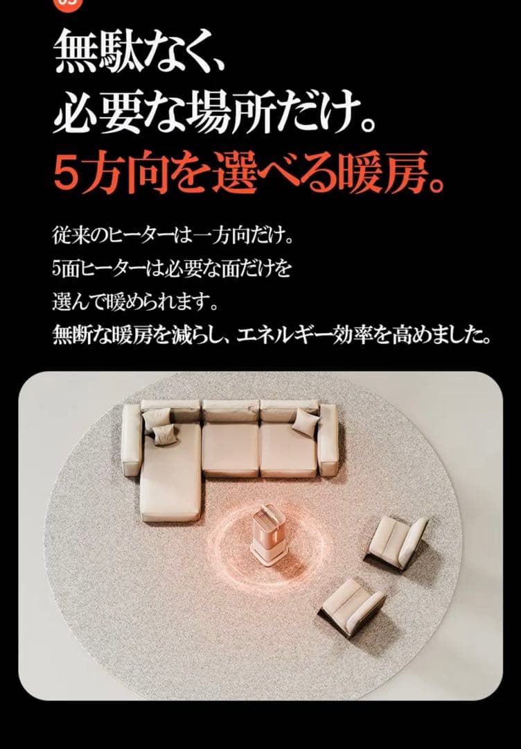 【2025年新作】edir 5面カーボンヒーター 第2弾