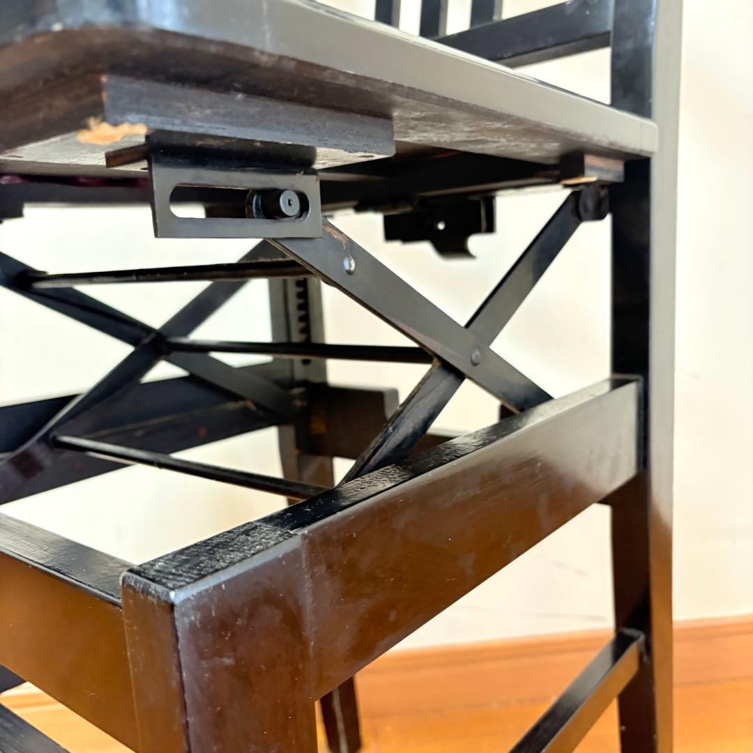 【動作良好・匿名配送】トムソン椅子 半艶塗装 アップライトピアノ