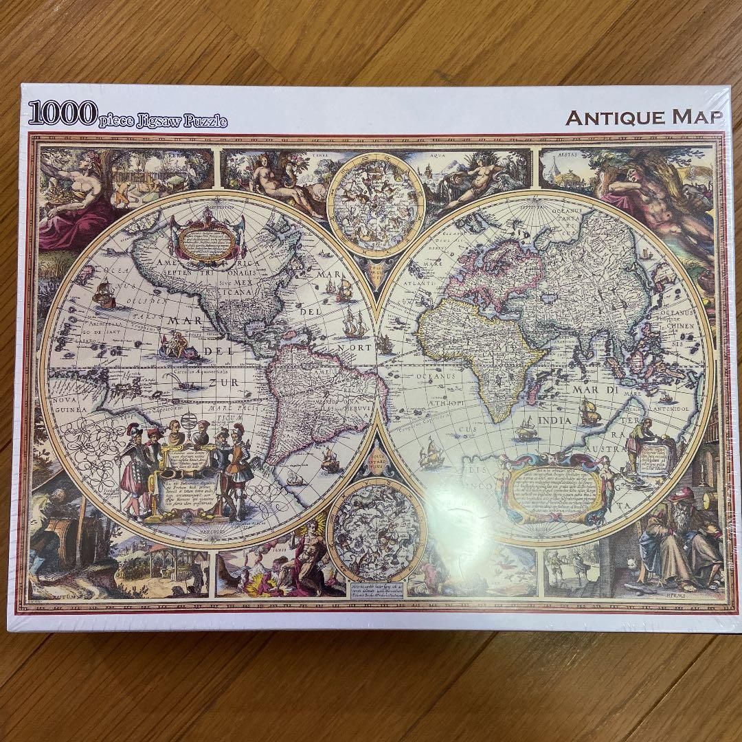 パズル　オープンブックニューヨーク  アンティークマップ　1000ピース