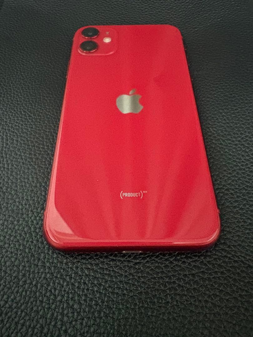 Apple iPhone 11 傷あり　正規店以外での修理歴あり　レッド