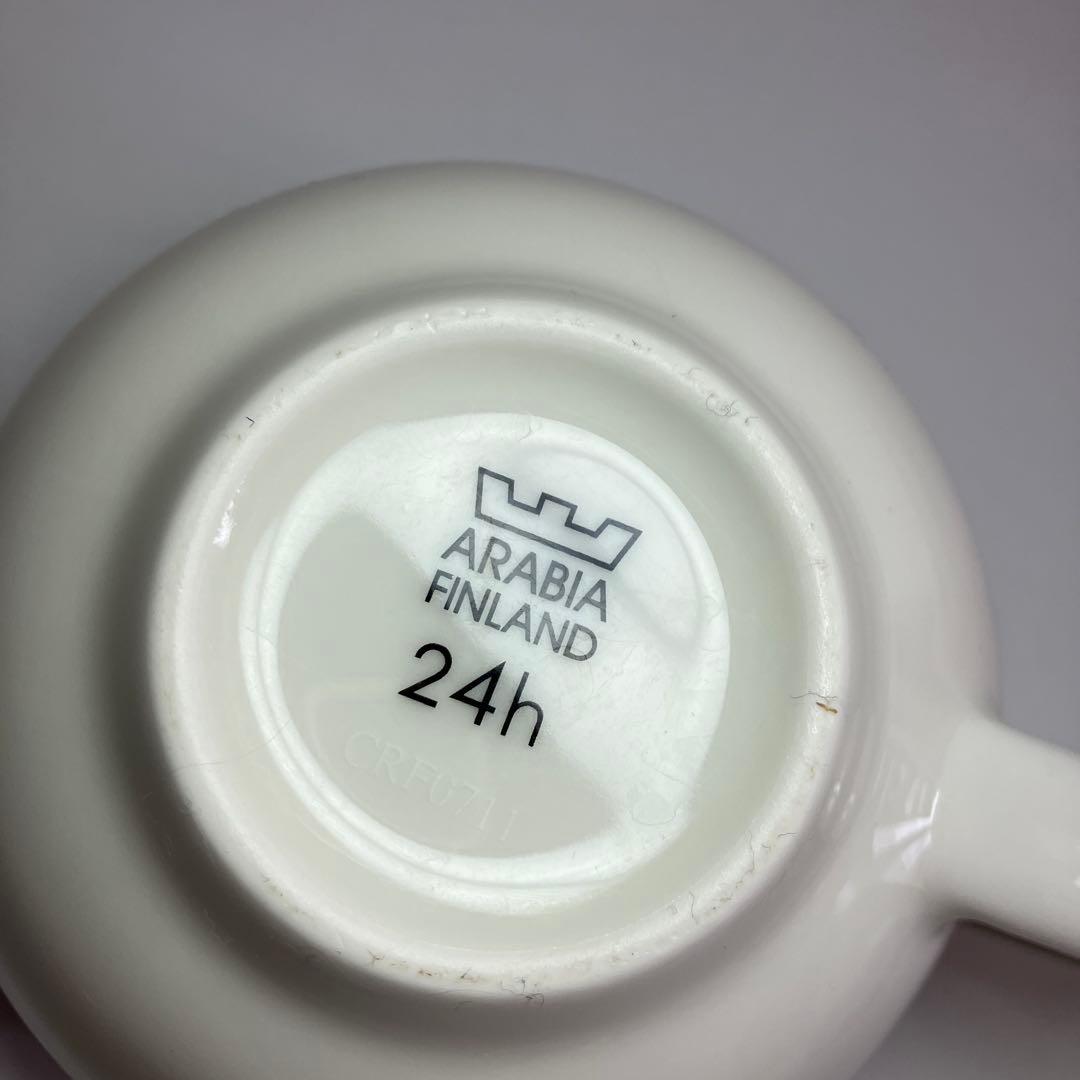 旧王冠ロゴ　アラビア　トゥオキオ　カップソーサー　2客