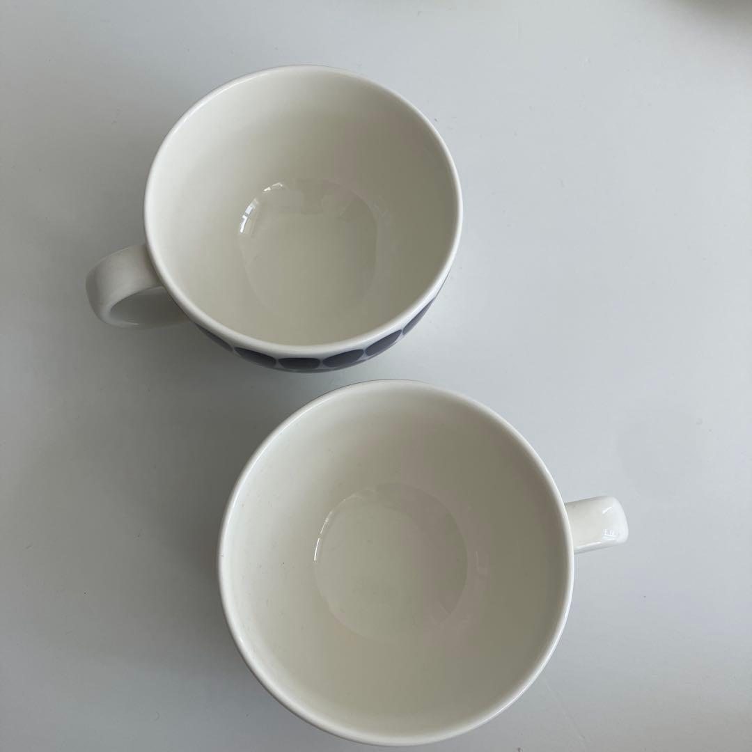 旧王冠ロゴ　アラビア　トゥオキオ　カップソーサー　2客