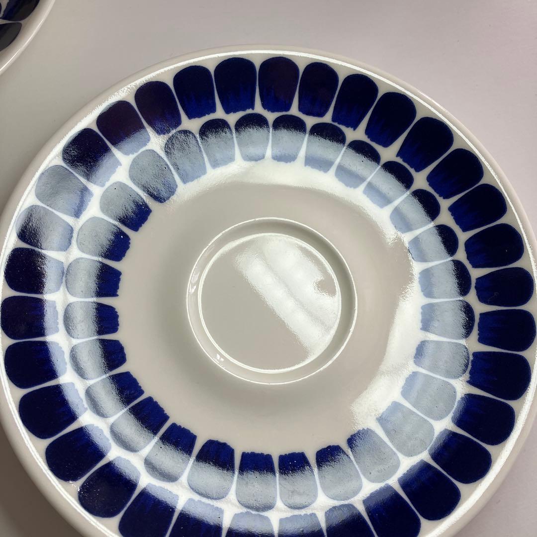 旧王冠ロゴ　アラビア　トゥオキオ　カップソーサー　2客