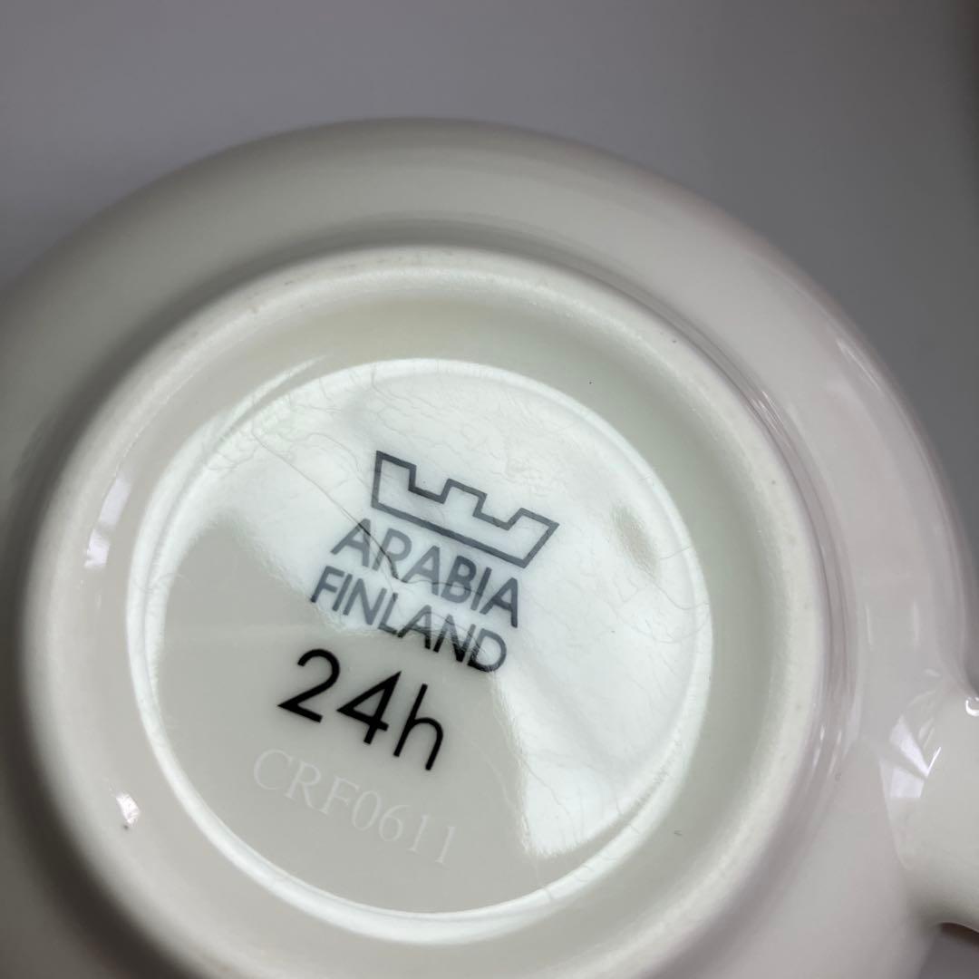 旧王冠ロゴ　アラビア　トゥオキオ　カップソーサー　2客