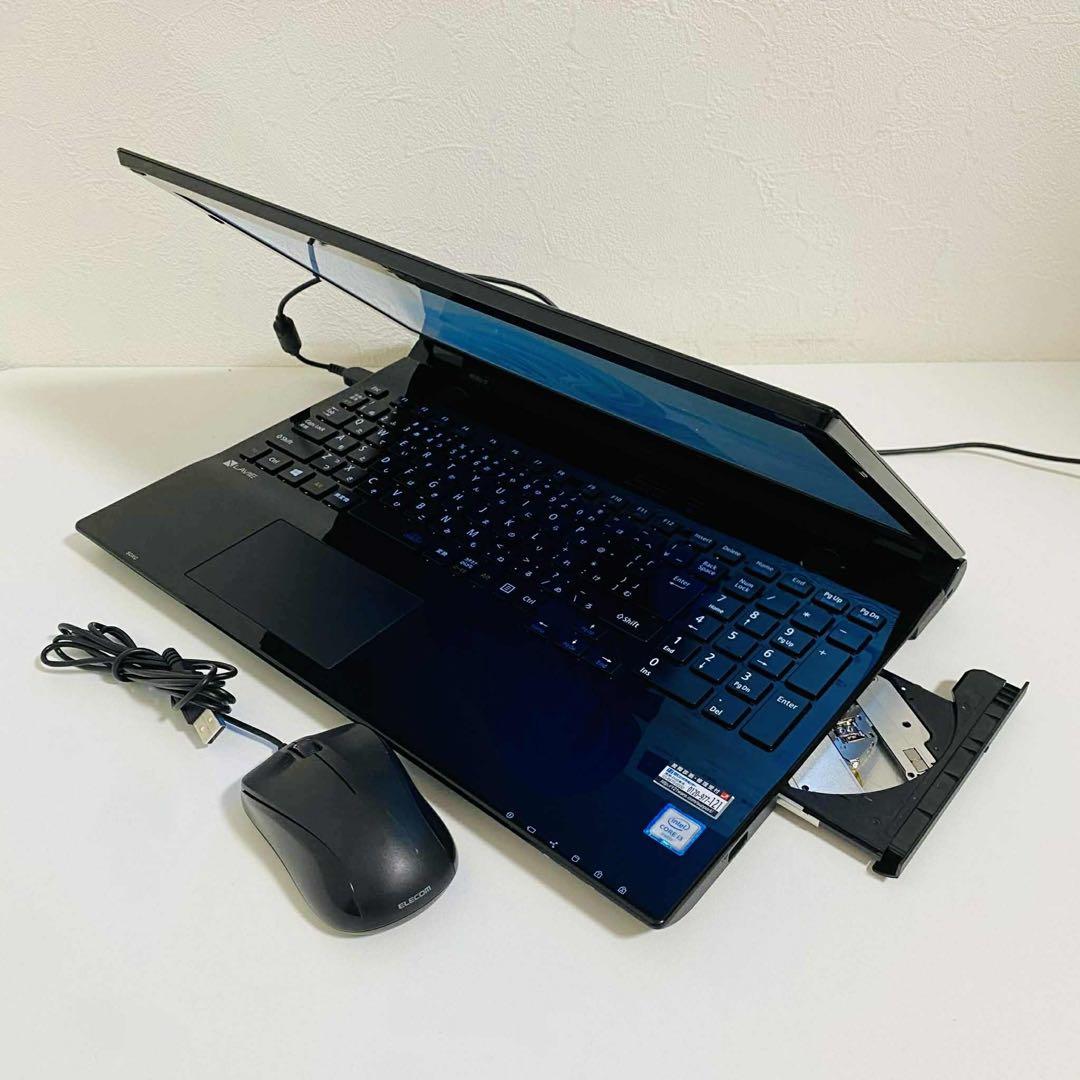 Y107 NECノートパソコンSSDメモリ8G高速WEBカメラWindows11