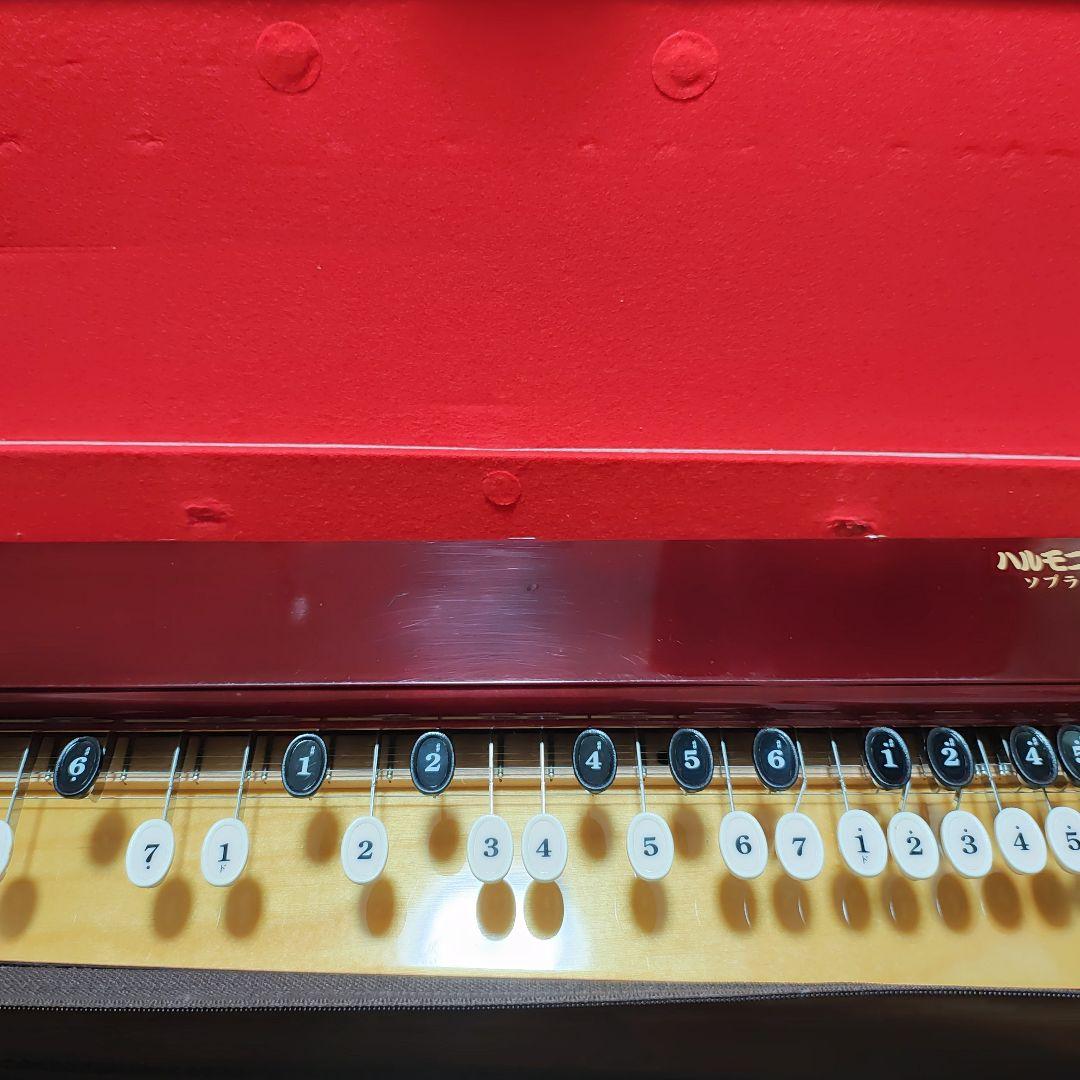 ZEN-ON ハルモニア 赤色 ケース付き