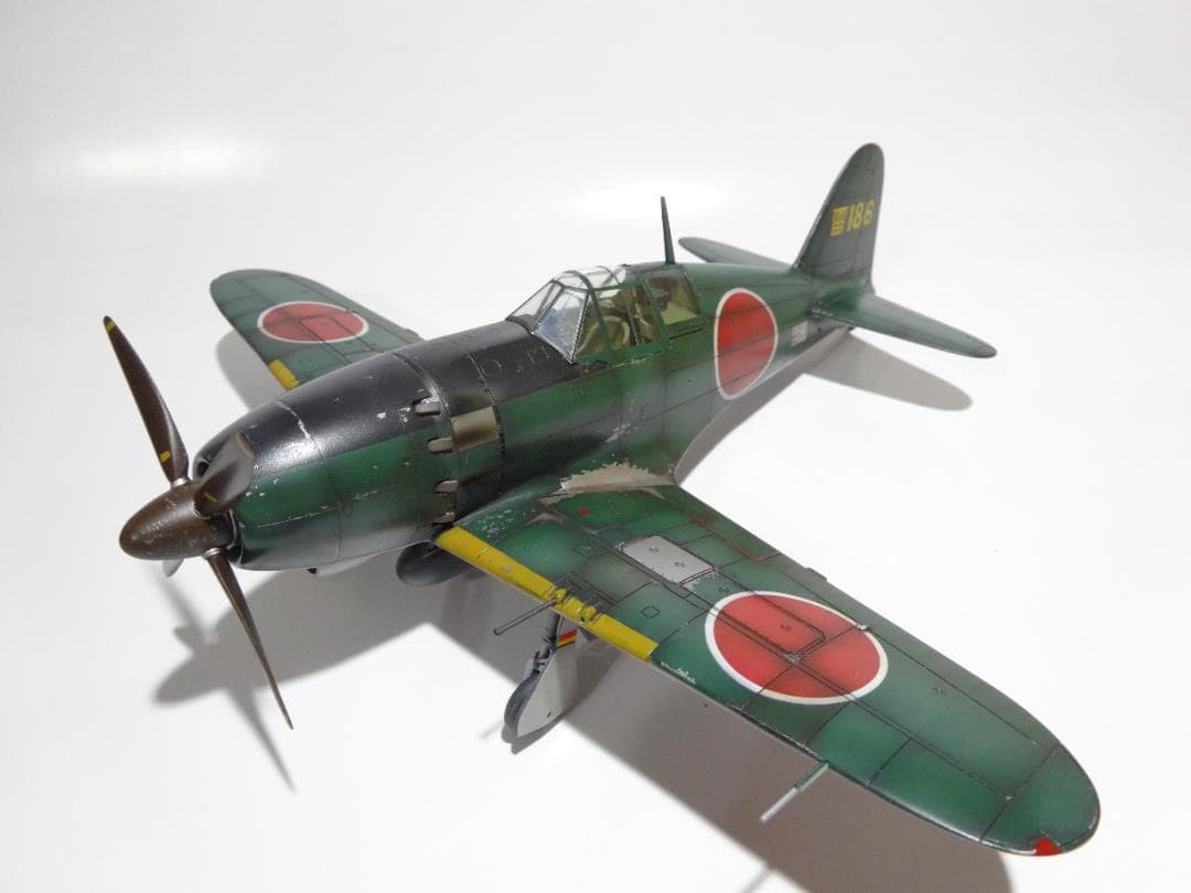 ハセガワ1/48局地戦闘機「雷電」完成品
