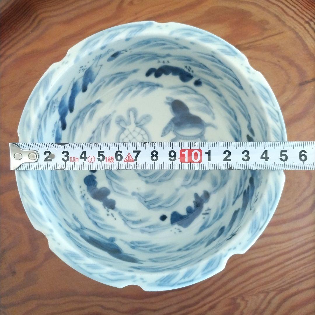 ★ 江戸期 亀 染付 鉢 古伊万里 アンティーク