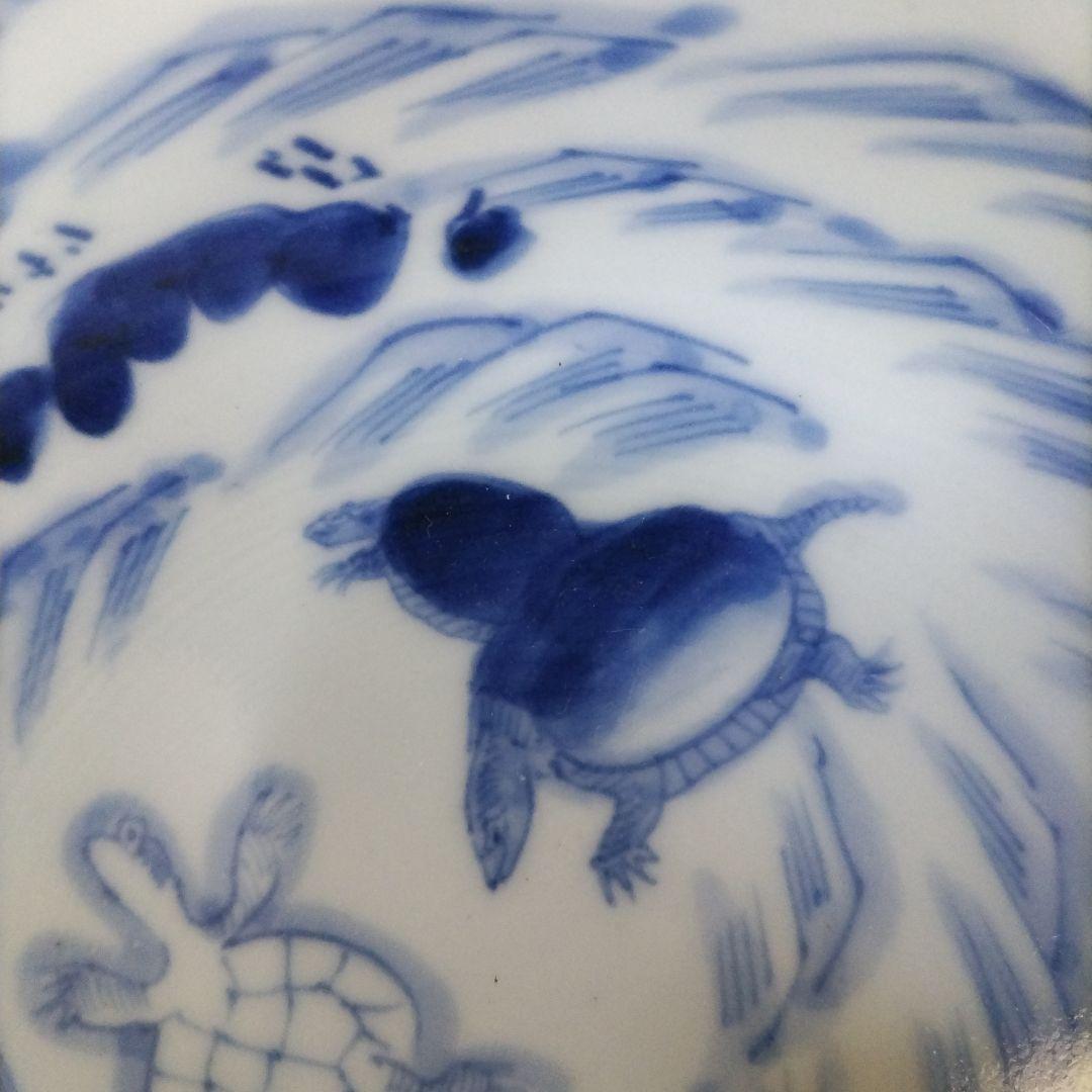 ★ 江戸期 亀 染付 鉢 古伊万里 アンティーク