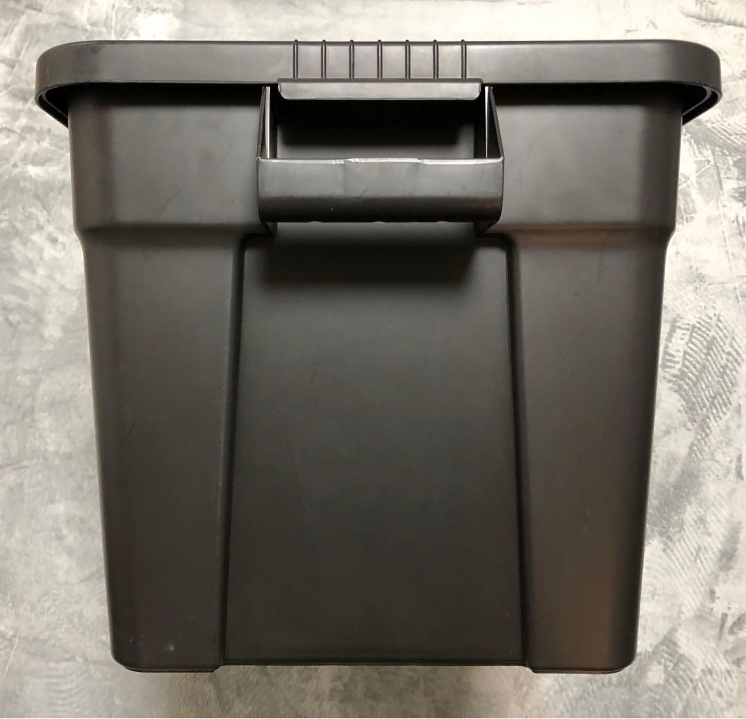 【THOR 】フタ付き コンテナ 75L ブラック　2個セット　旧ロゴ