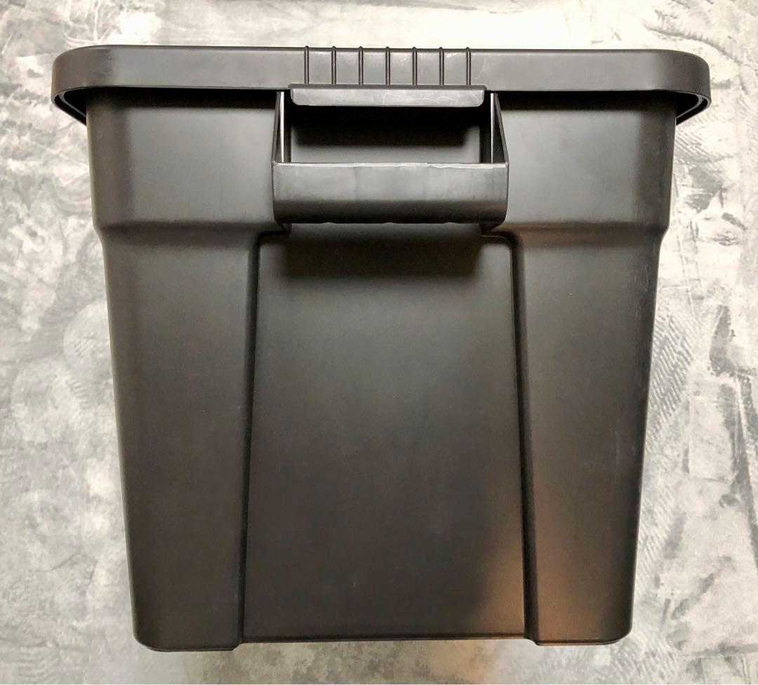 【THOR 】フタ付き コンテナ 75L ブラック　2個セット　旧ロゴ