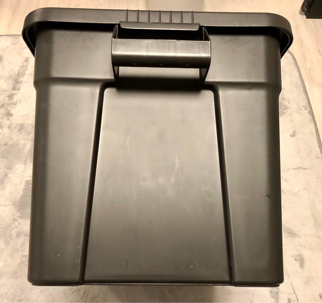 【THOR 】フタ付き コンテナ 75L ブラック　2個セット　旧ロゴ