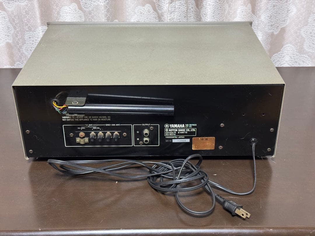 YAMAHA AM/FMラジオチューナー CT-R1 本体のみ