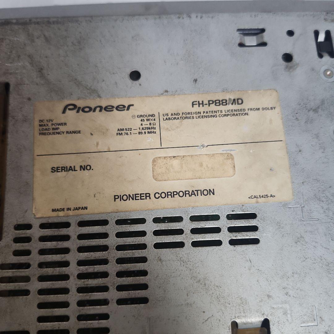 Pioneer FH-P88/MD オーディオデッキ