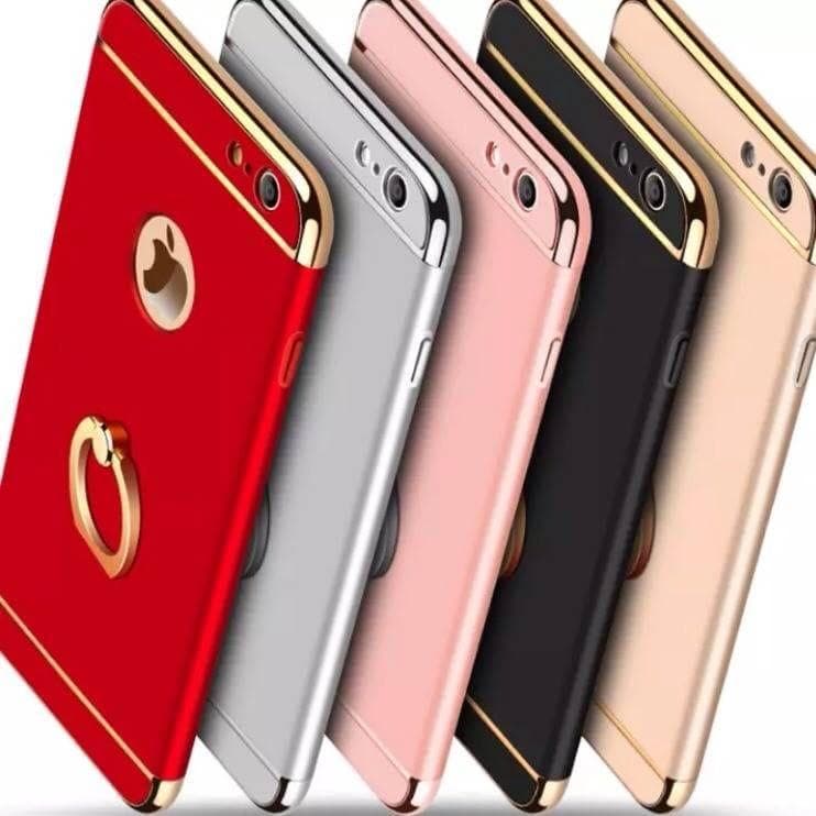 ⭕リング付きiPhoneケース  一体型でフィット感抜群＆オシャレ！！✨