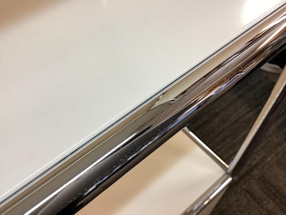 USMハラー ３段 オープンキャビネット シェルフ ピュアホワイト　引き出し