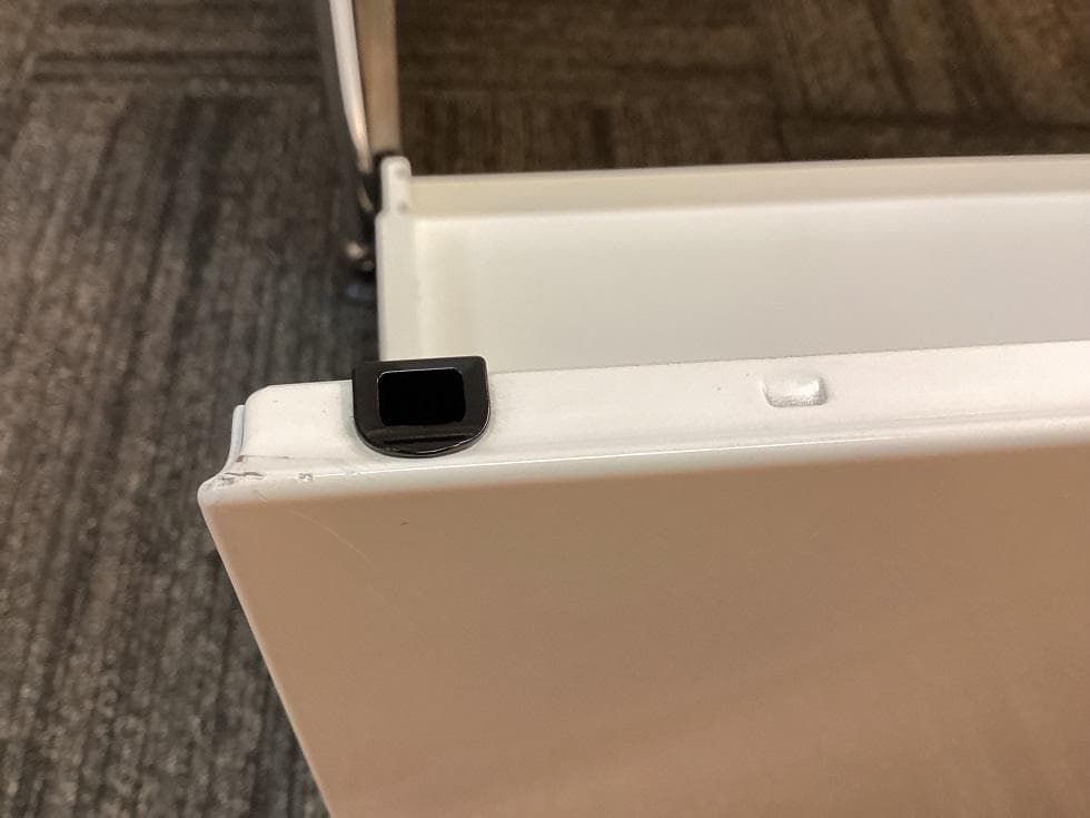 USMハラー ３段 オープンキャビネット シェルフ ピュアホワイト　引き出し