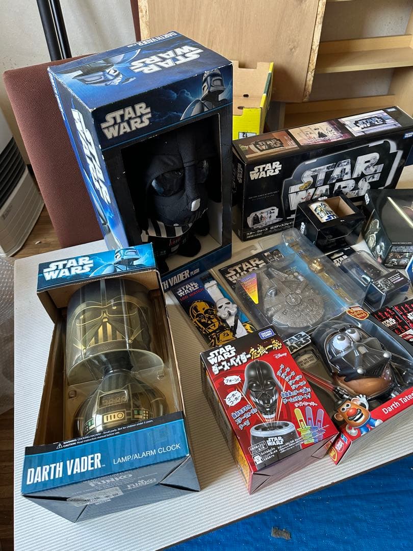 STAR WARS ダース・ベイダー ランプ/アラームクロックなどなどまとめ売り