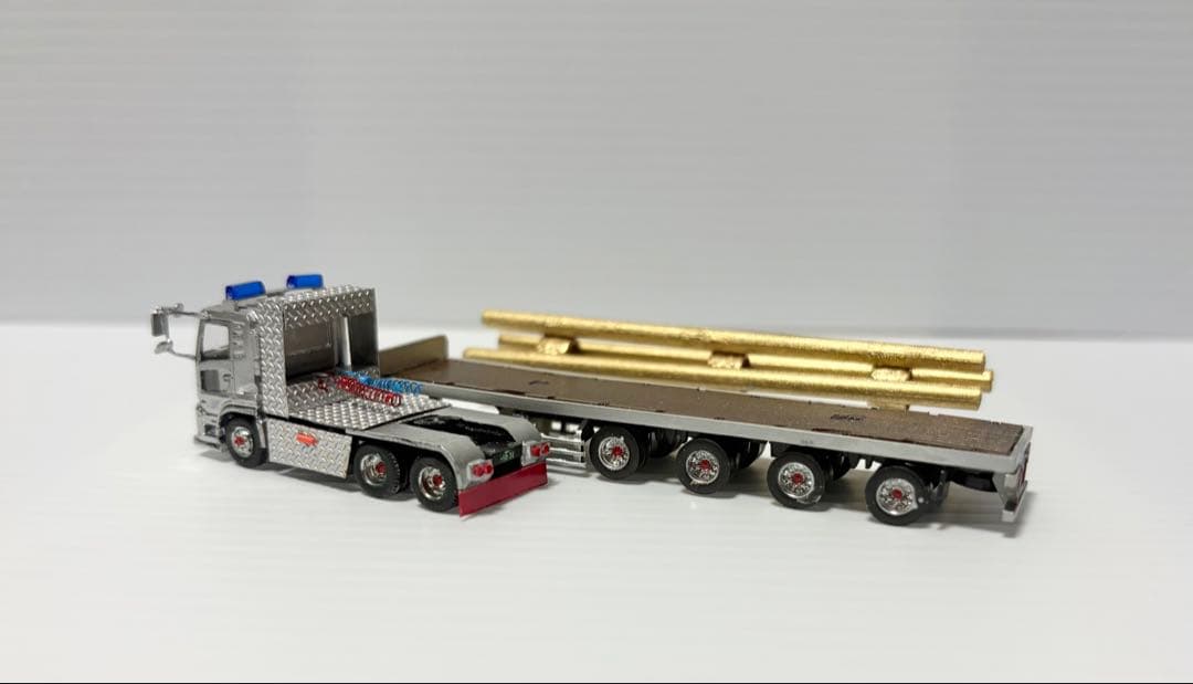 ★積荷付★ＵＤトラックスクオン➕４軸重トレーラー　トラックトレーラーコレクション