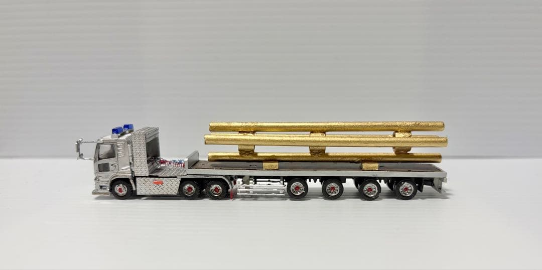 ★積荷付★ＵＤトラックスクオン➕４軸重トレーラー　トラックトレーラーコレクション