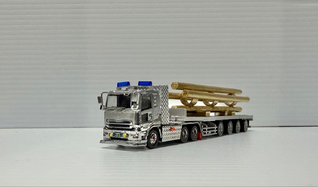 ★積荷付★ＵＤトラックスクオン➕４軸重トレーラー　トラックトレーラーコレクション