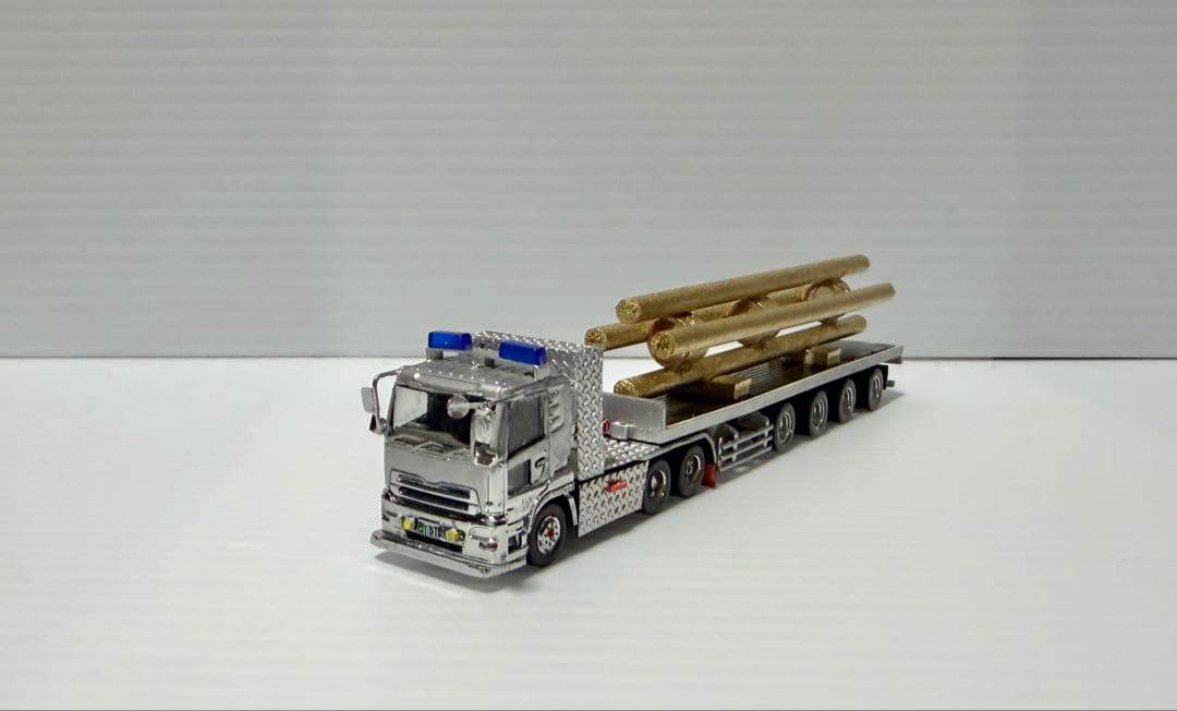 ★積荷付★ＵＤトラックスクオン➕４軸重トレーラー　トラックトレーラーコレクション