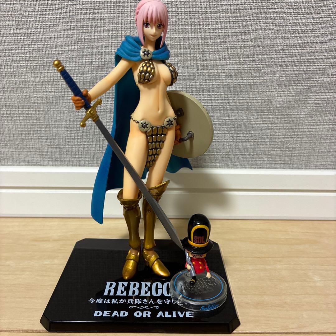 ワンピース フィギュアーツ レベッカ フィギュア 片足の兵隊さん付き