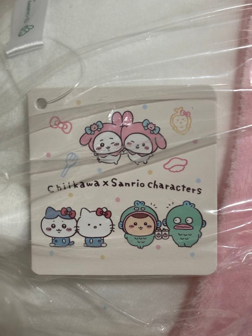 新品未開封　ちいかわ×サンリオ　BIG ぬいぐるみ　ハチワレ　くりまんじゅう